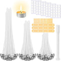 Candle Making Kit with Wooden Tool & Cotton Strings Set