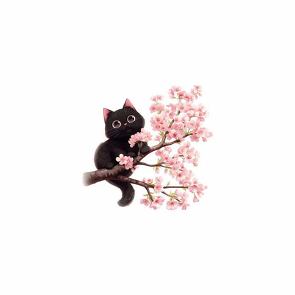 Wall Sticker for Cherry Blossom Bathroom Waterproof PVC