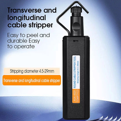 Round Optical Fiber Cable Stripper 4.5-29mm Slitter (1PCS)