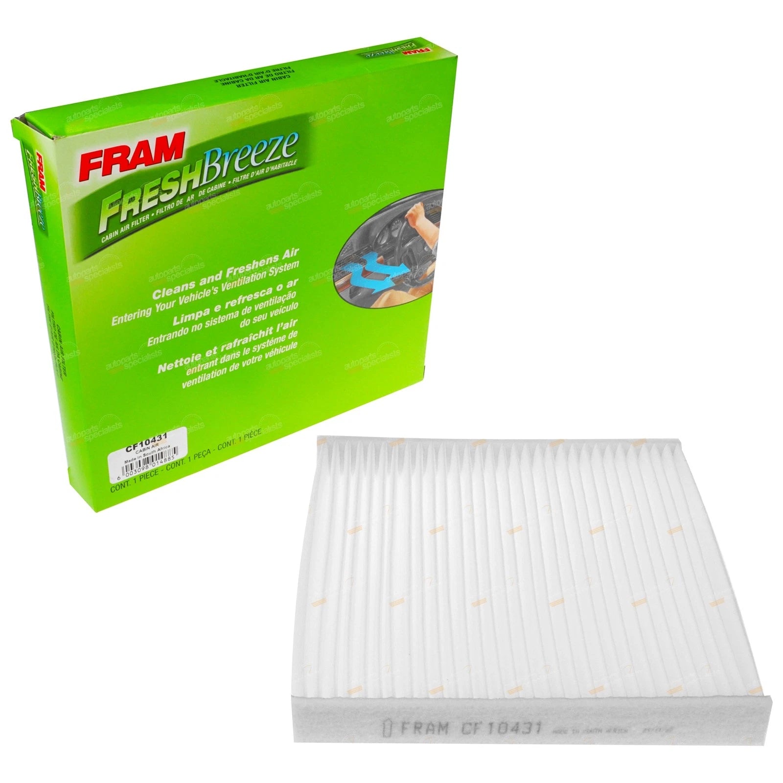 FRAM Cabin Air Filter for Mitsubishi Outlander ZJ (2012–2017)