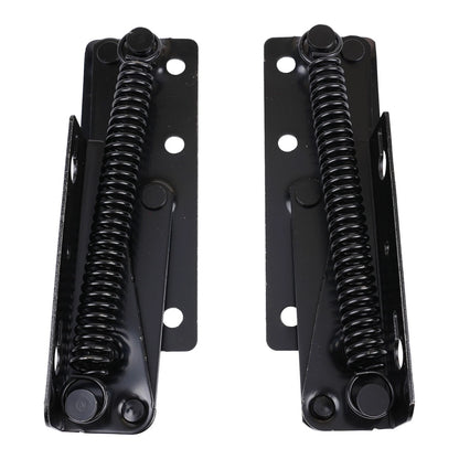 2Pcs Adjustable Angle Mechanism Hinge for Sofa Bed Hardware Black Steel
