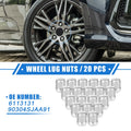 20 Pcs Wheel Lug Nuts M14x1.5 Replacement for Honda Civic (2017–2021)