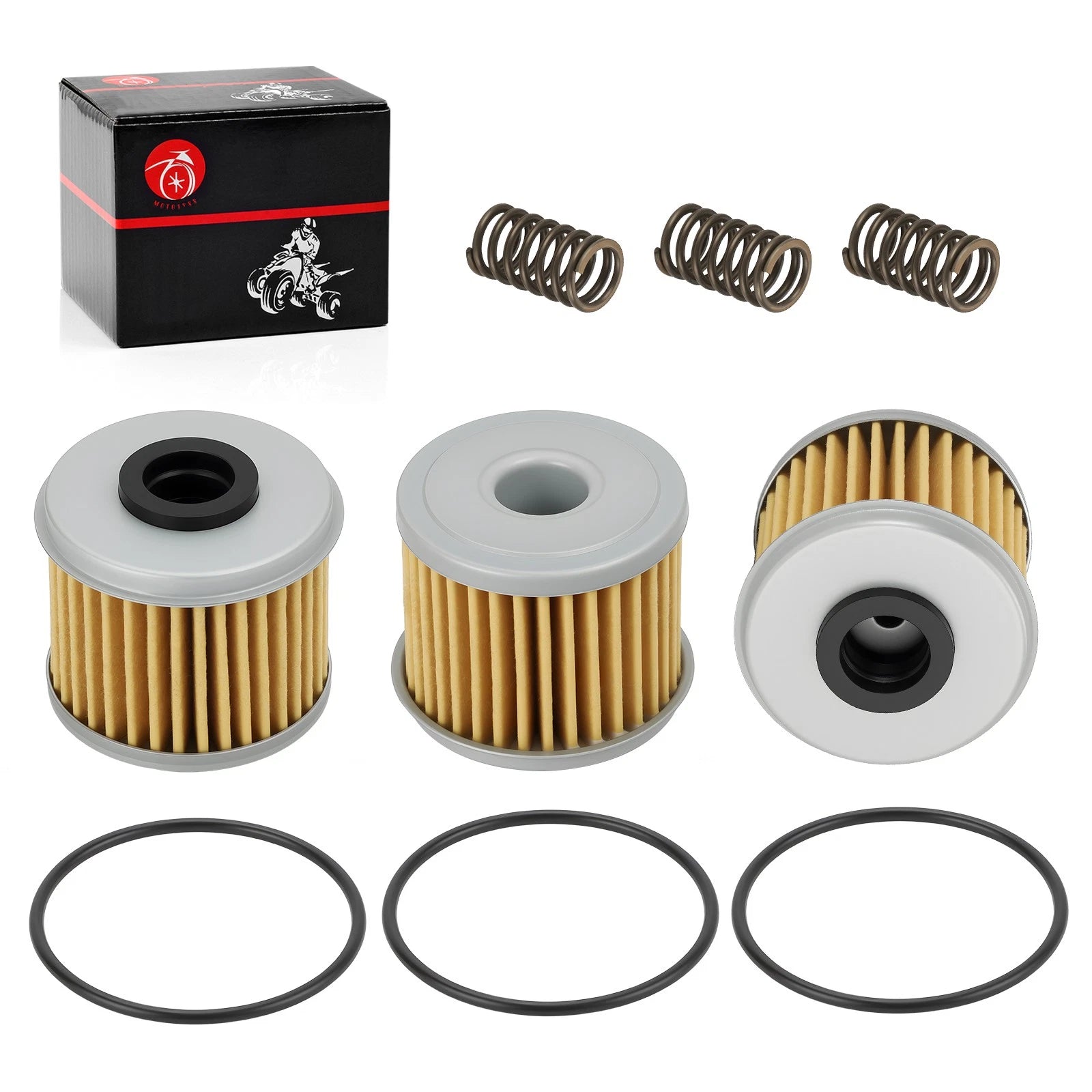 3 Pack Oil Filter Kit for Honda CRF150R CRF150RB CRF250R CRF250X CRF450R CRF450X