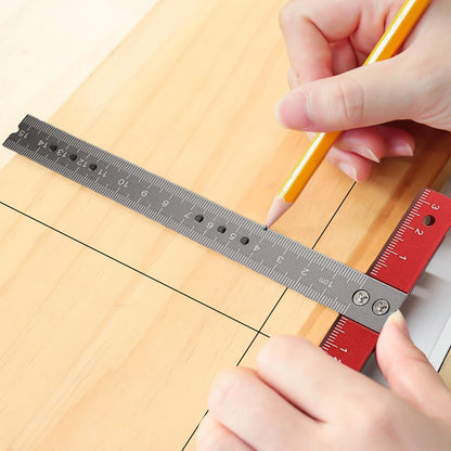 T Shaped Square Measurement Tool in Aluminum Alloy for Home Projects