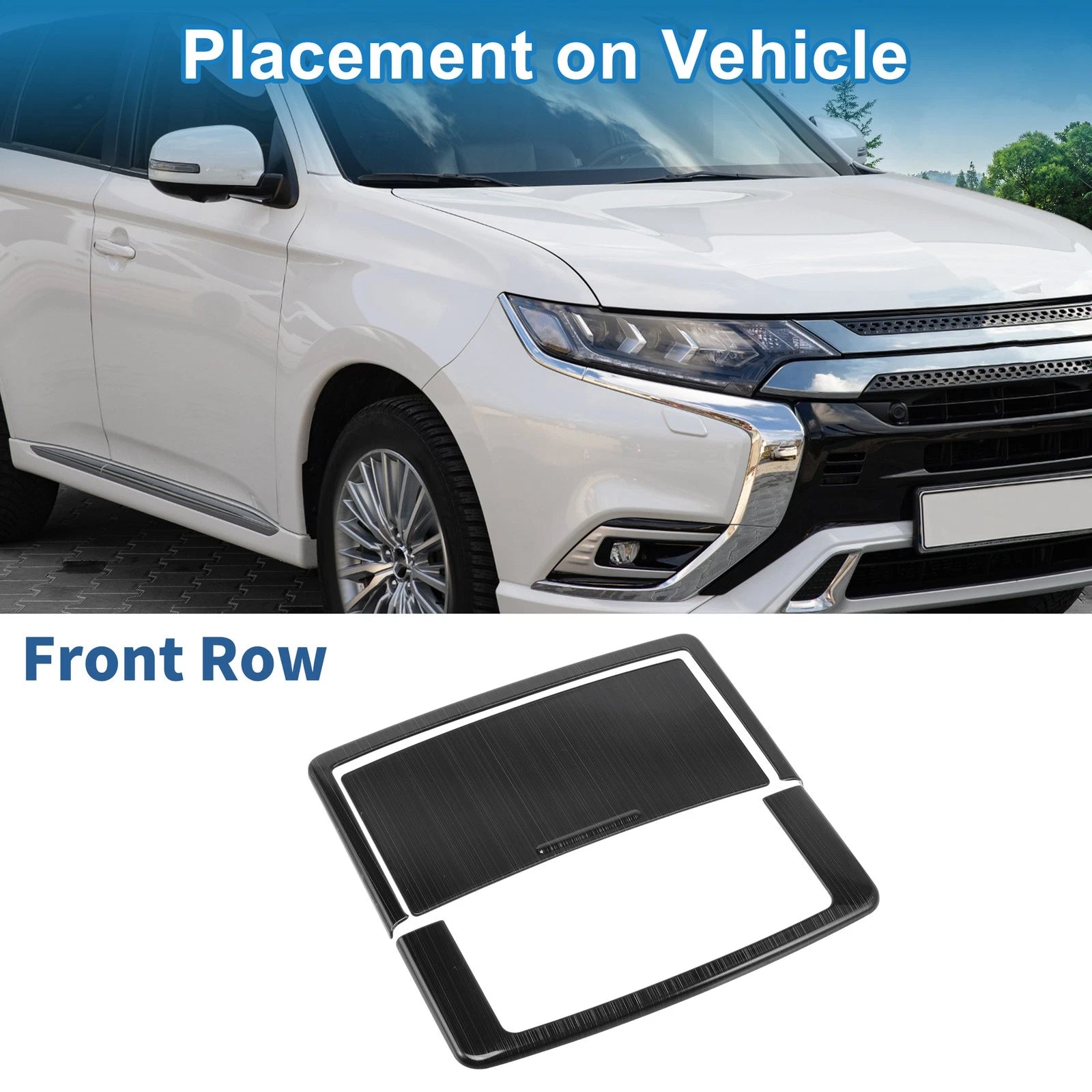 Headlight Trim Bezel Front Set Replacement for Mitsubishi Outlander (2022–2024)
