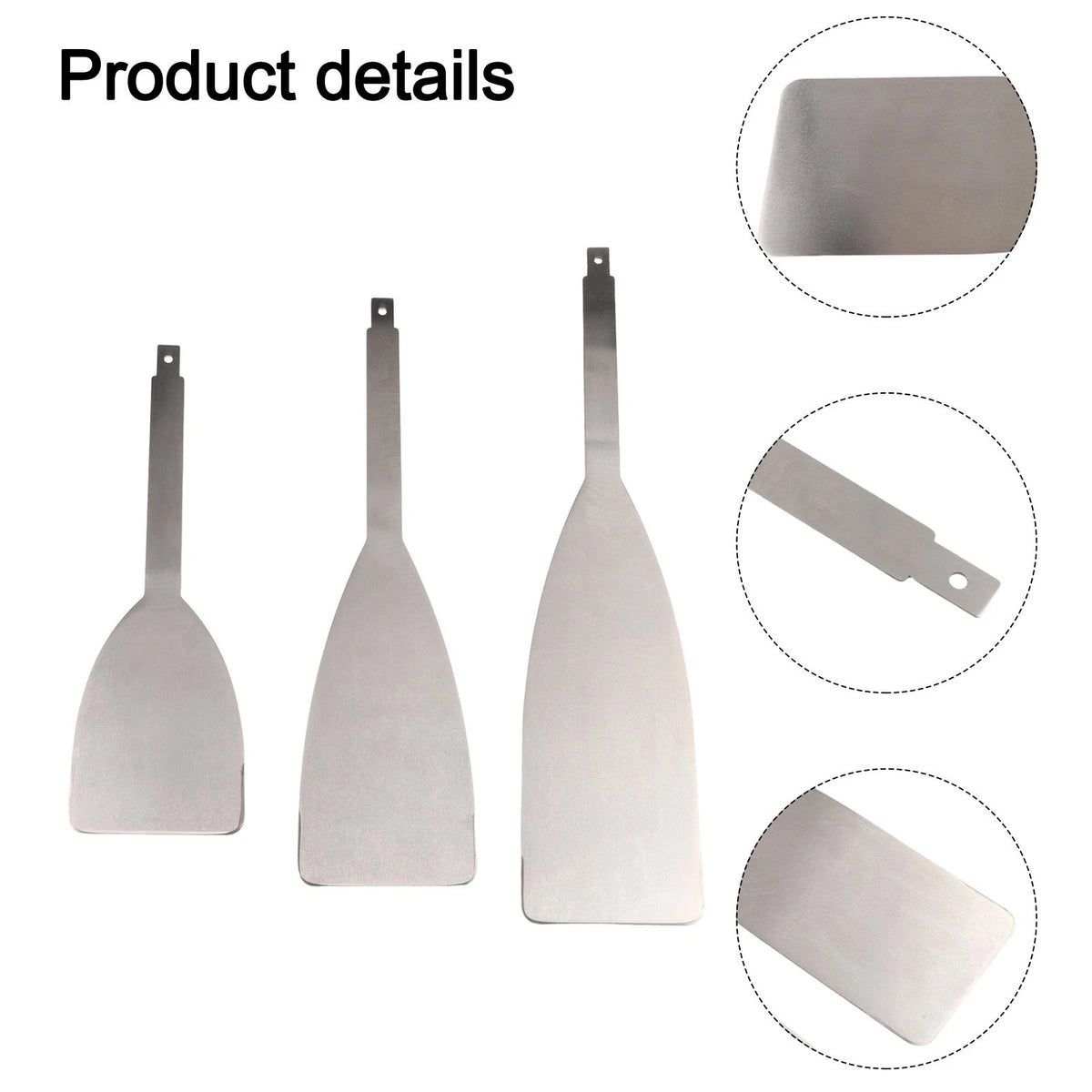 3 Pack Autoglass Removal Blades For Windshield Tool Set Stainless 10/12/14Inch