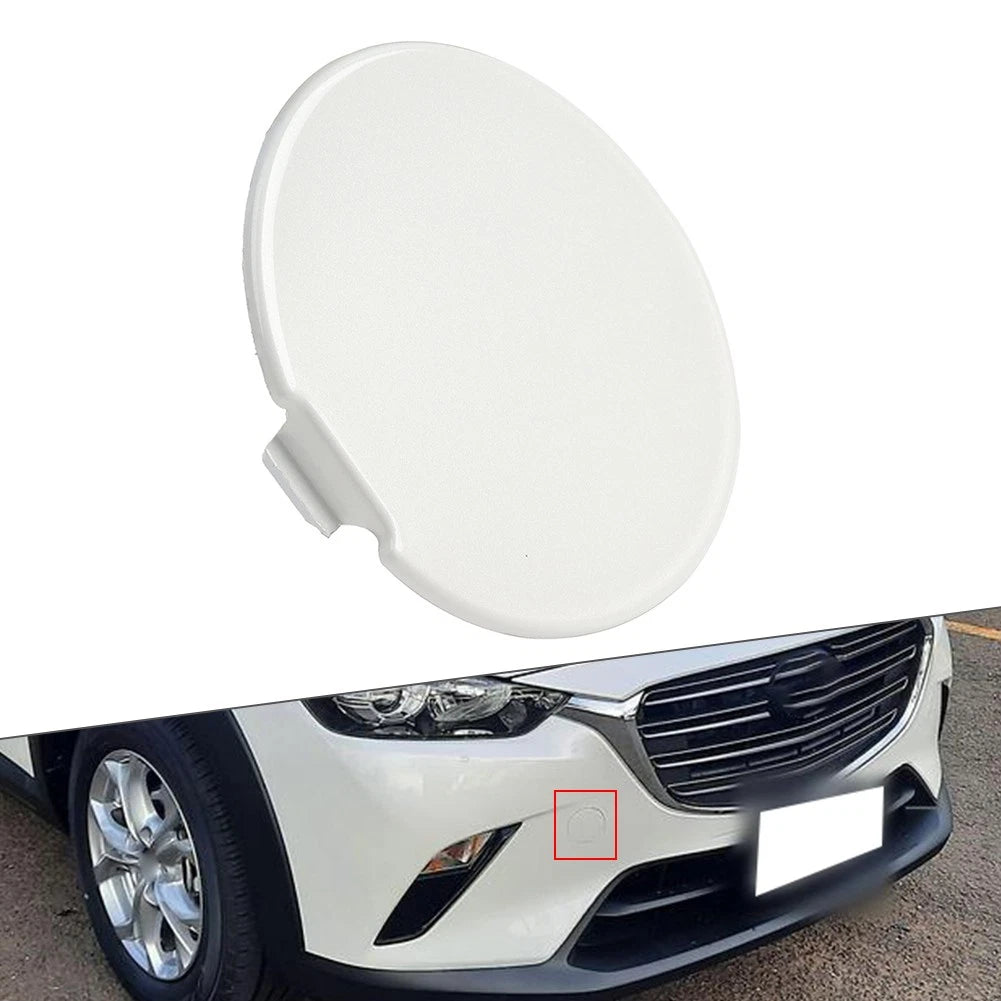 Right Front Bumper Towing Hook Cover for Mazda CX-3 (2014–2023) White
