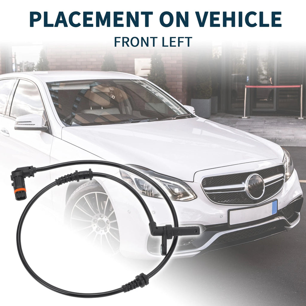 Front Left ABS Wheel Speed Sensor for Mercedes-Benz E400 (2010–2016)