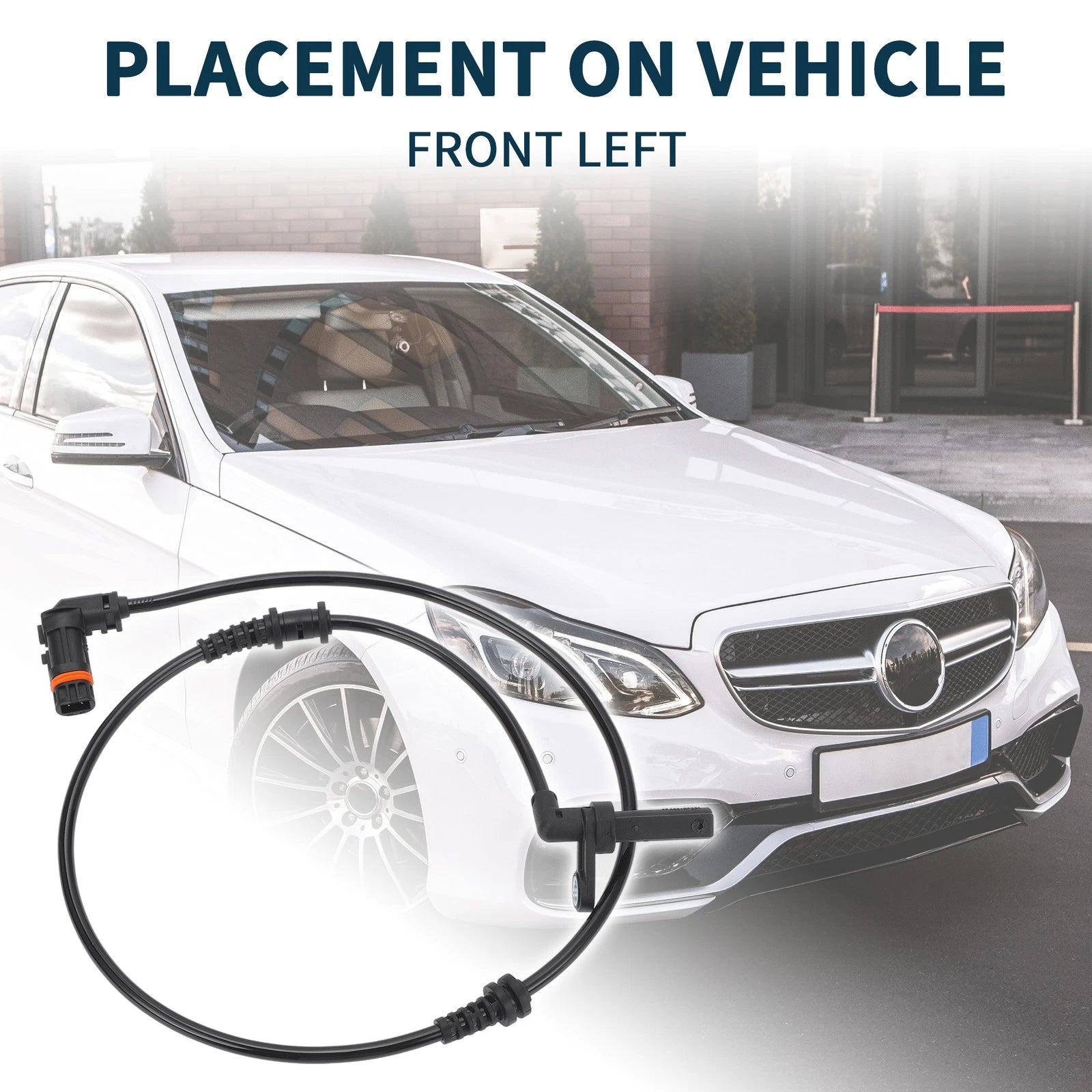 Front Left ABS Wheel Speed Sensor for Mercedes-Benz E400 (2010–2016)
