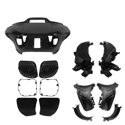 Vivid Black Front Fairings Glove Box Air Duct for Harley Road Glide (2015–2023)