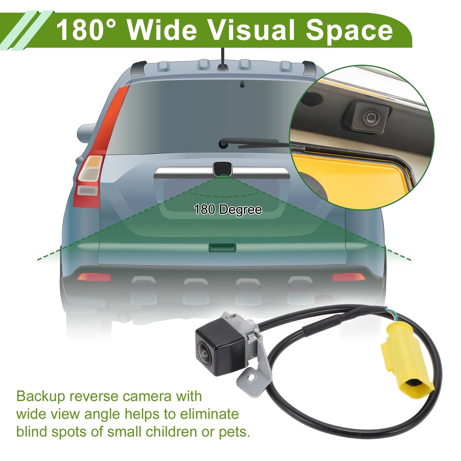 Rear View Camera Backup Reverse Camera 120-180° for Hyundai Tucson IX35 (2011–2015)