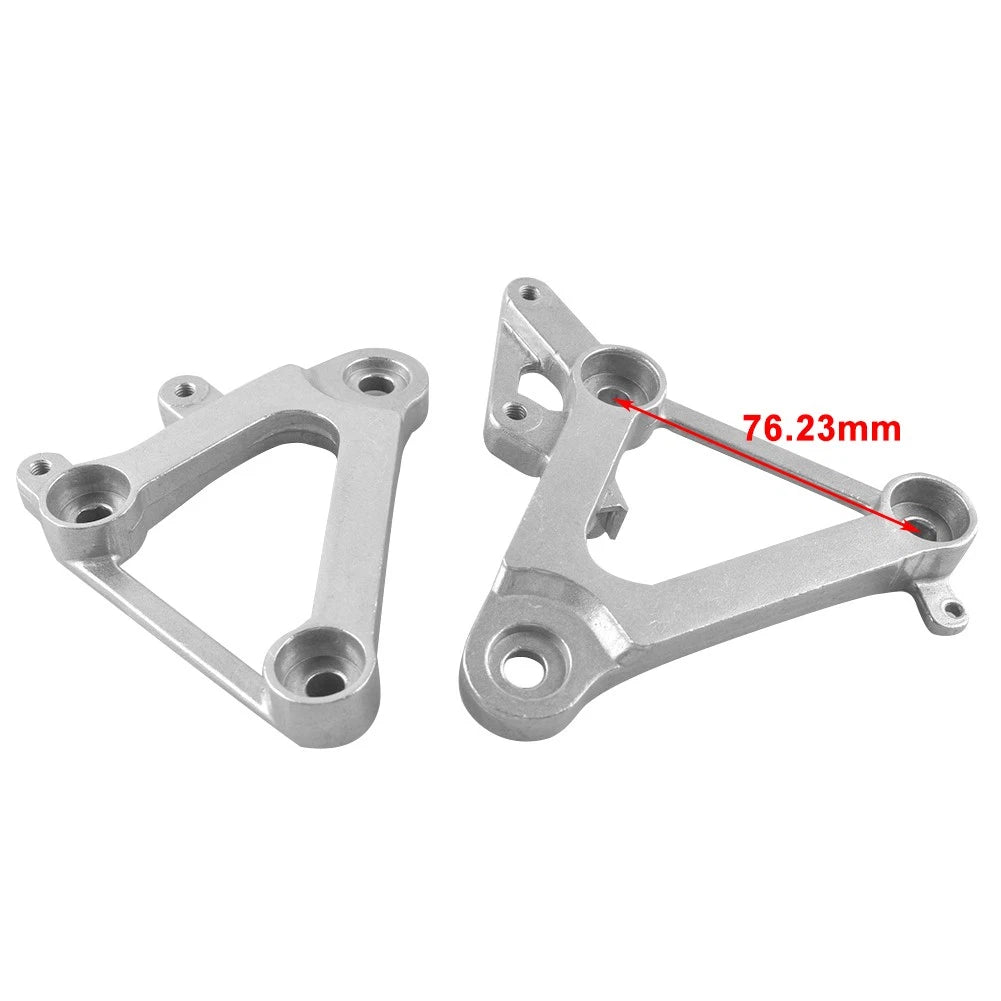 Set of 2 Front Driver Footrest Brackets for Honda CBR 400 (1988–1989) NC23