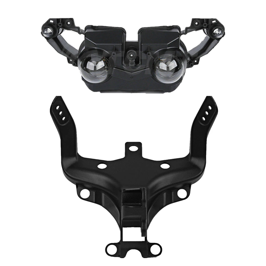 Front Headlight Assembly & Fairing Stay Bracket for Yamaha YZF R1 (2009–2011)
