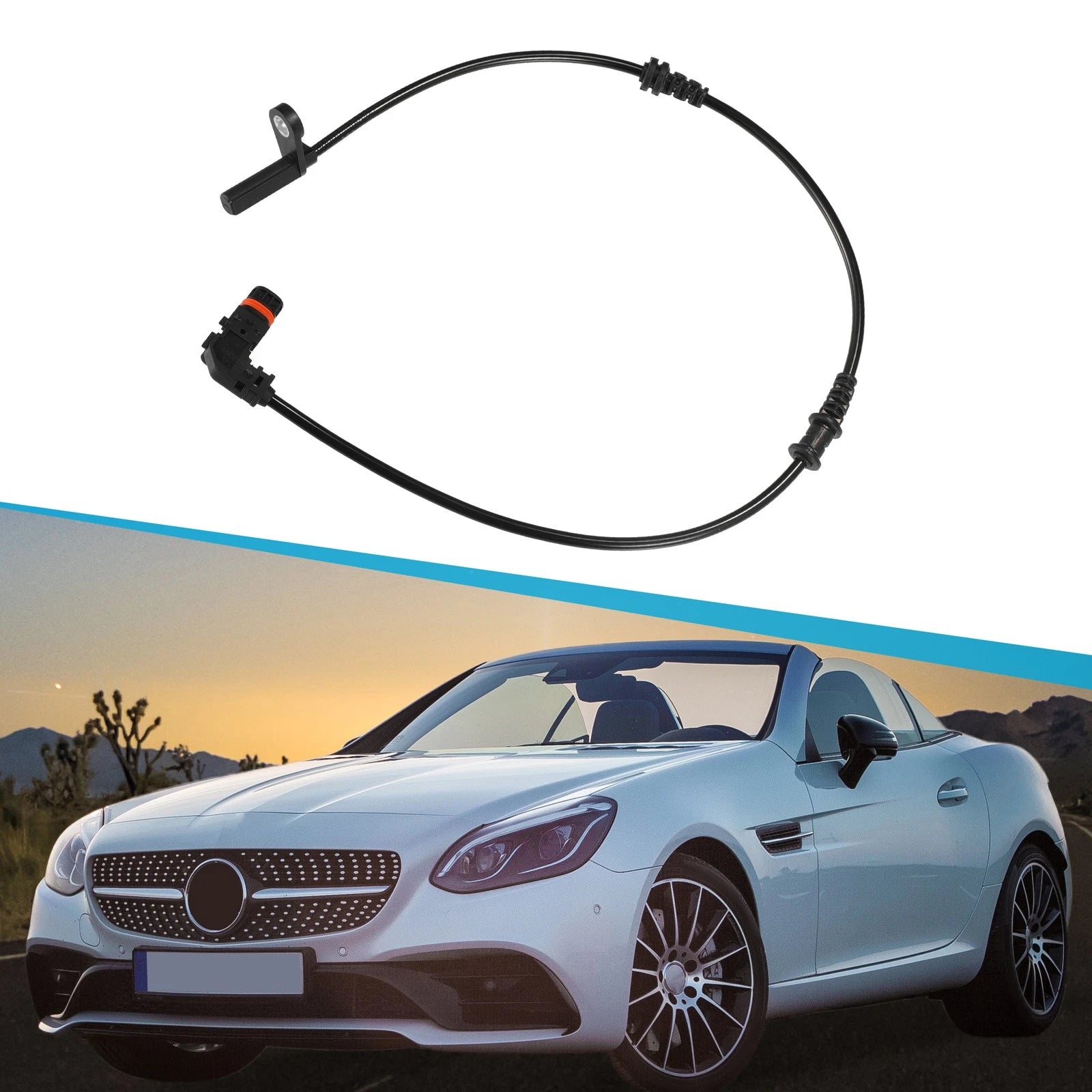 ABS Wheel Speed Sensor Front Left Right Replacement for Mercedes-Benz (2008–2014)