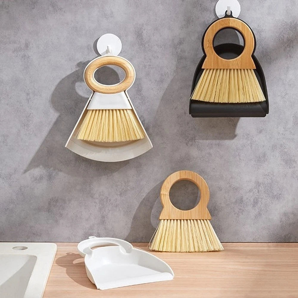 Broom and Dustpan Set for MINI Spaces (Compact Design)