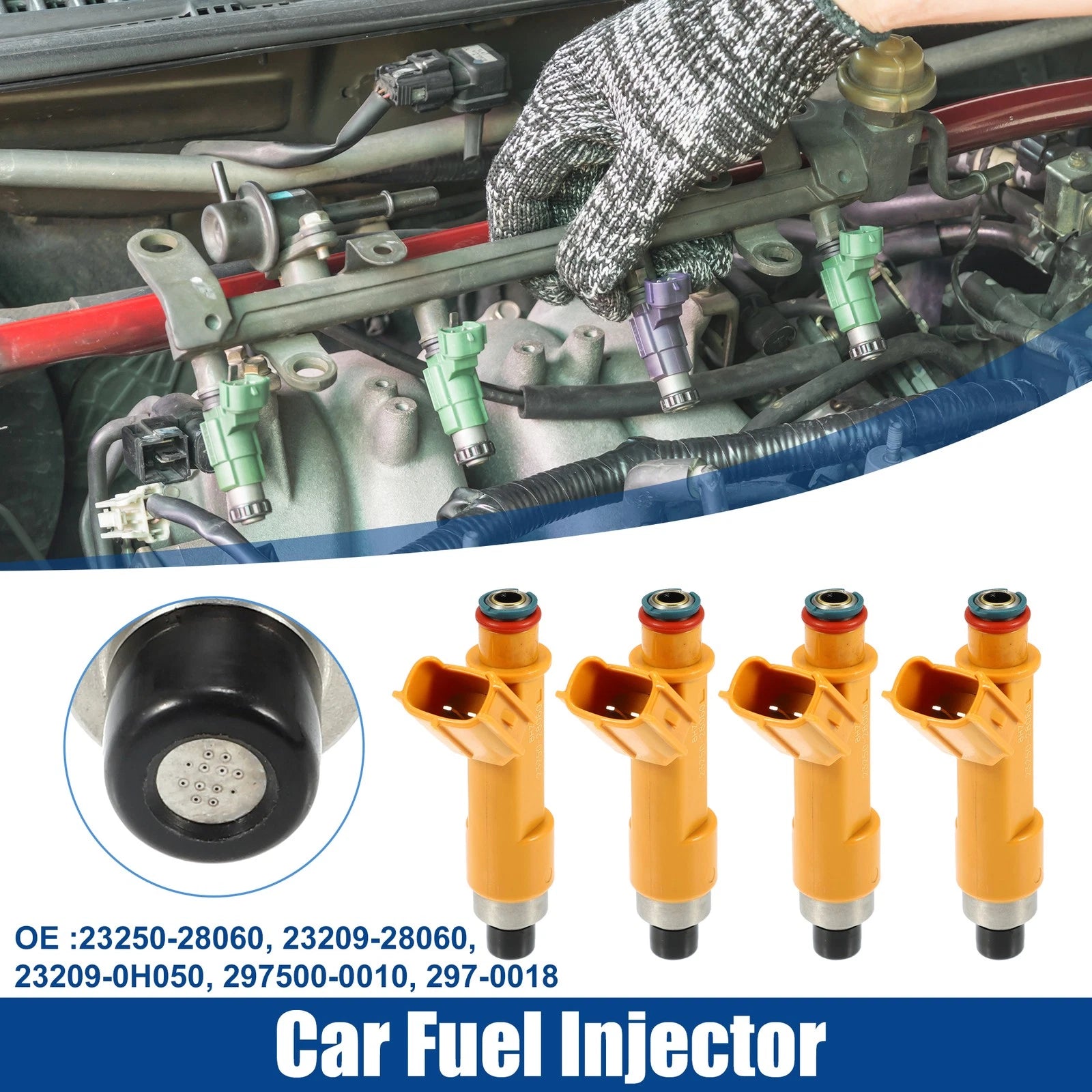 Fuel Injector Nozzle Replacement Set for Toyota Camry 2.4L (2003–2010)