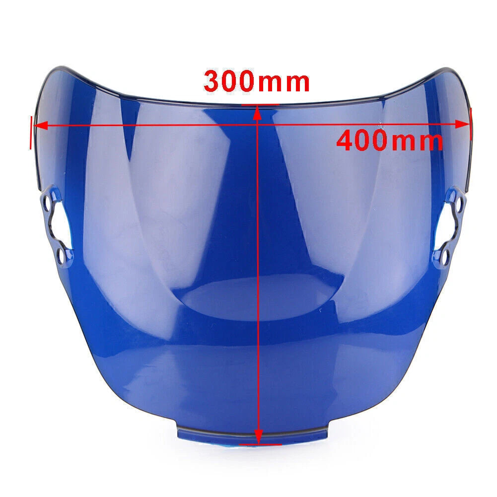 Double Bubble Windshield for Honda CBR 600 F2 (1991–1994) - Blue