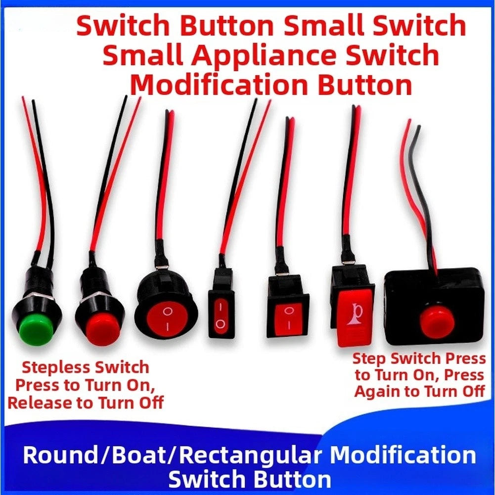 7 Piece Car For Horn Button Switch Push Contact Ring with ABS Material for Cars