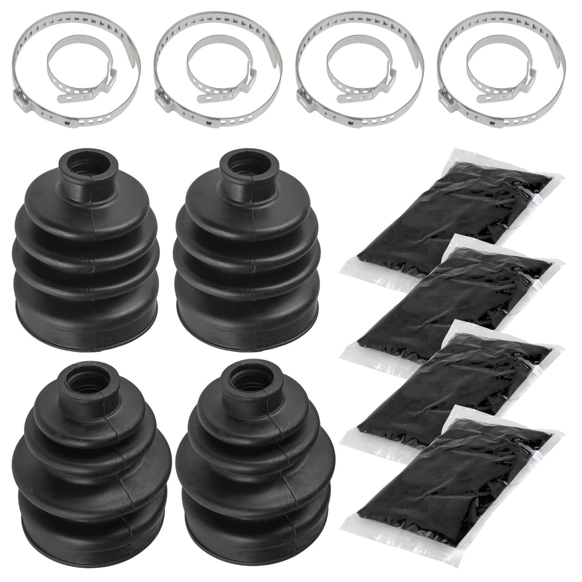 Front Inner Outer Axle CV Boot Kit for Honda TRX350 Rancher (2000–2005)