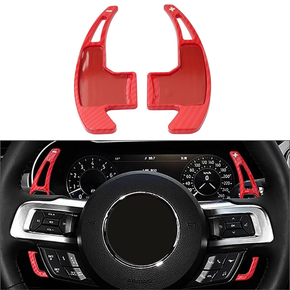 Steering Wheel Shift Paddle Shifter Trim Cover for Ford Mustang (2015–2023)