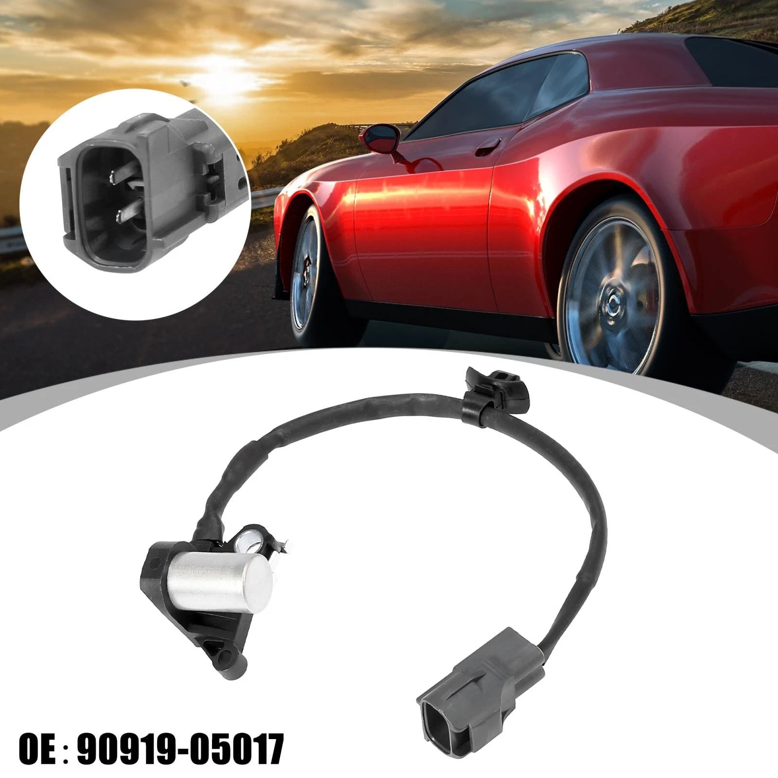 Crankshaft Position Sensor OEM Replacement for Toyota Camry Celica Solara RAV4 (2002–2006)