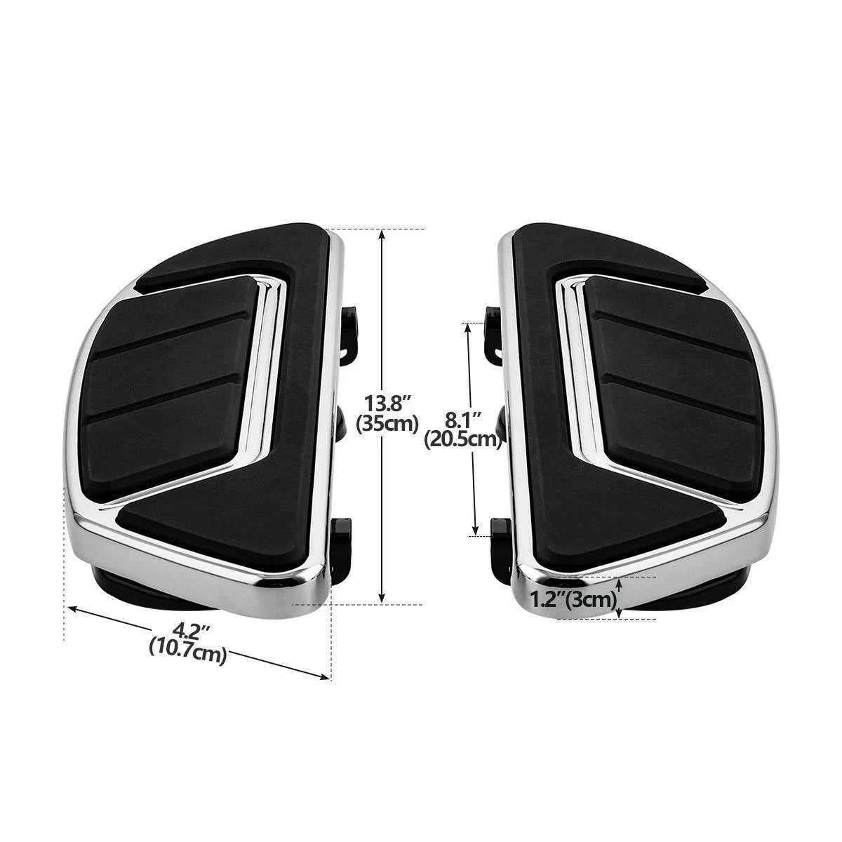 Chrome Floorboards for Harley Electra Glide (1986–2024)