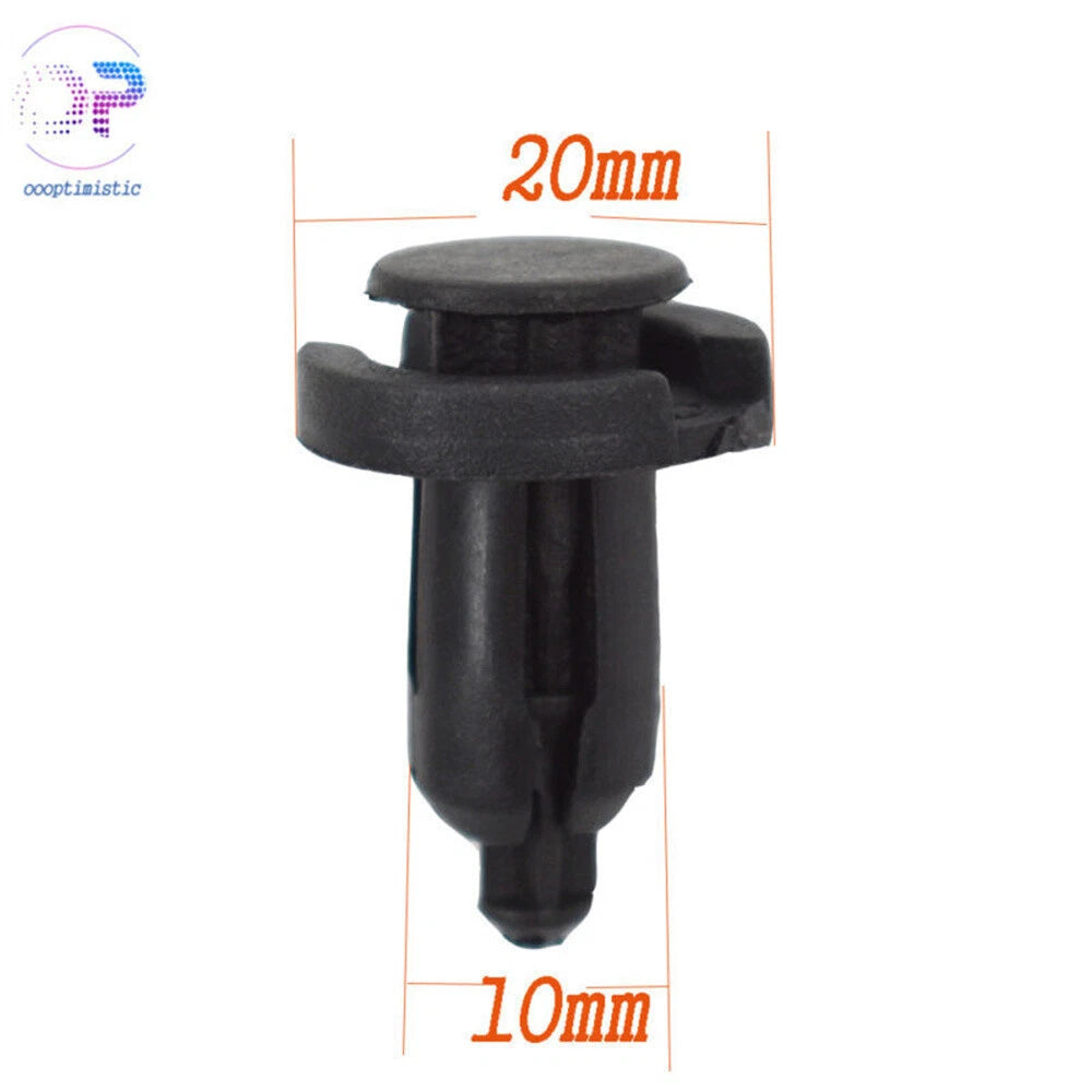 100pcs Push Type Rivet Clips for Honda