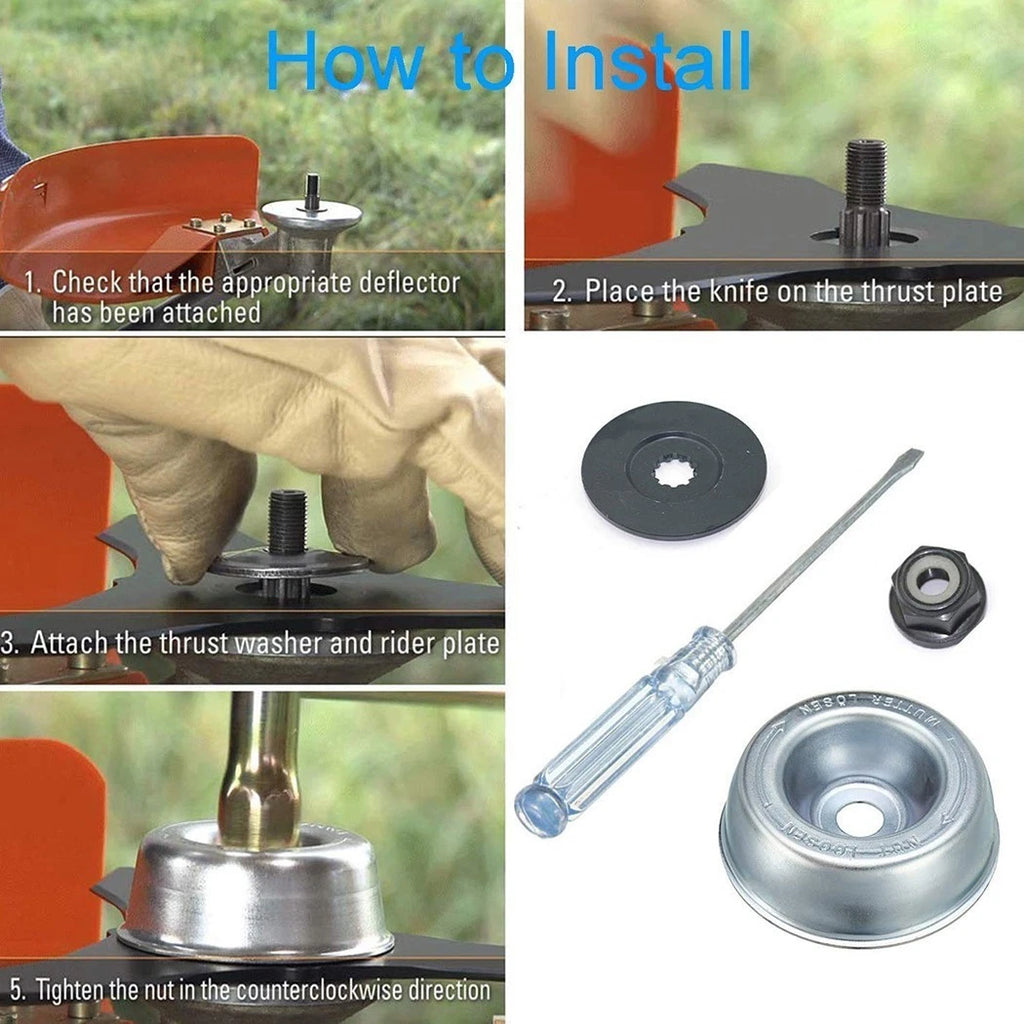 Thrust Washer Collar Nut for Trimmers (T-wrench Adapter)