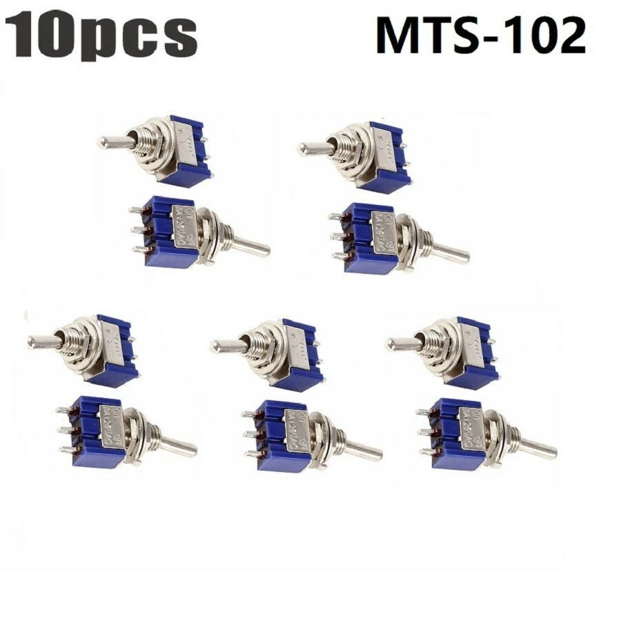 Miniature On-On Toggle Switch for Various Applications (1/4")