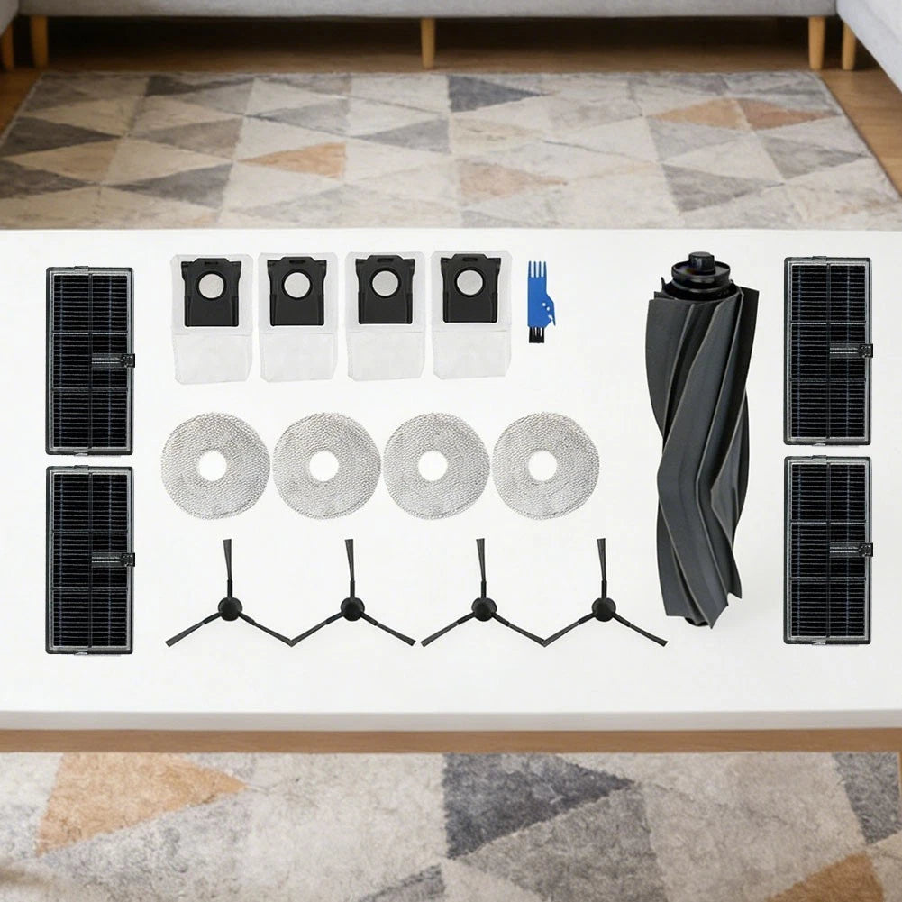 Robot Vacuum Kit for (Anti-tangle Brush, Dust Bag)