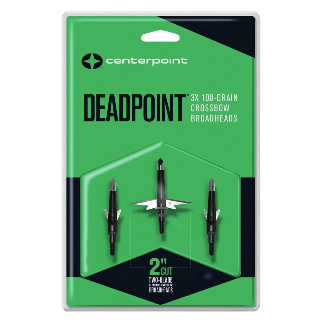 3X Center Point AXCPBH100 Deadpoint Broadheads for Archery (N/A)