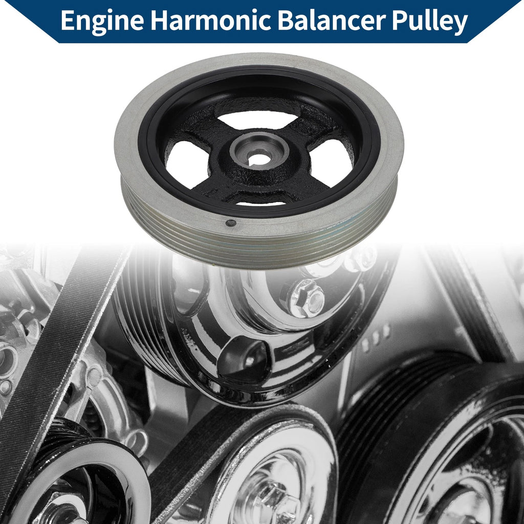 Engine Harmonic Balancer Crank Pulley OEM Replacement for Hyundai Accent (2000–2006)