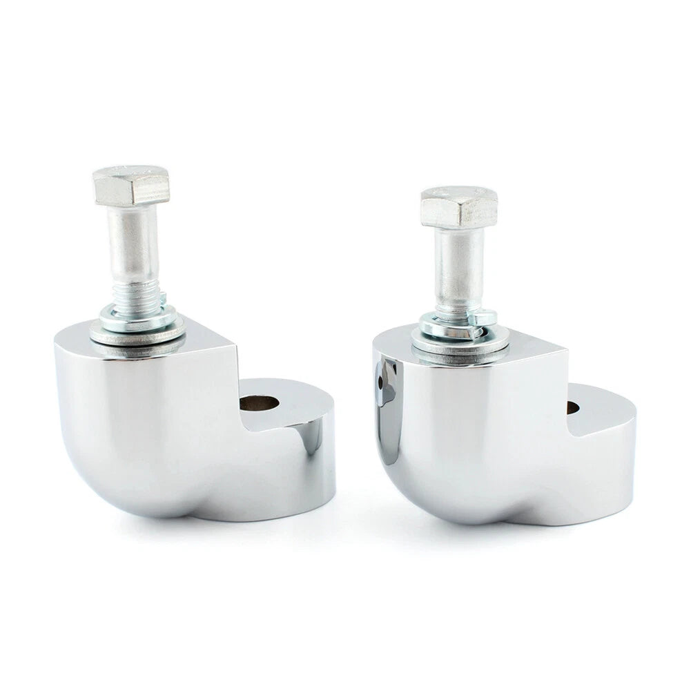 Chrome Handlebar Riser Bar Clamp Kit for Honda VTX1300C (2004–2009)