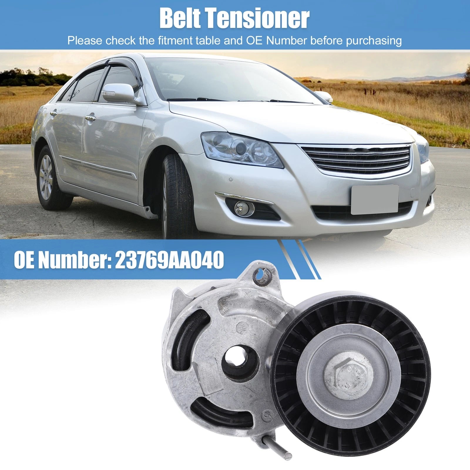 Engine Belt Tensioner Pulley Replacement for Subaru BRZ (2013–2023)