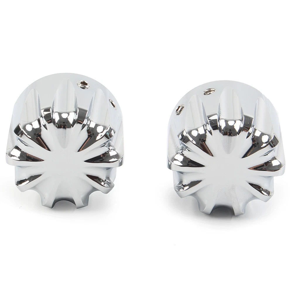 Chrome Front Axle Nut Cover Bolt for Harley Touring Softail (2000–2023)