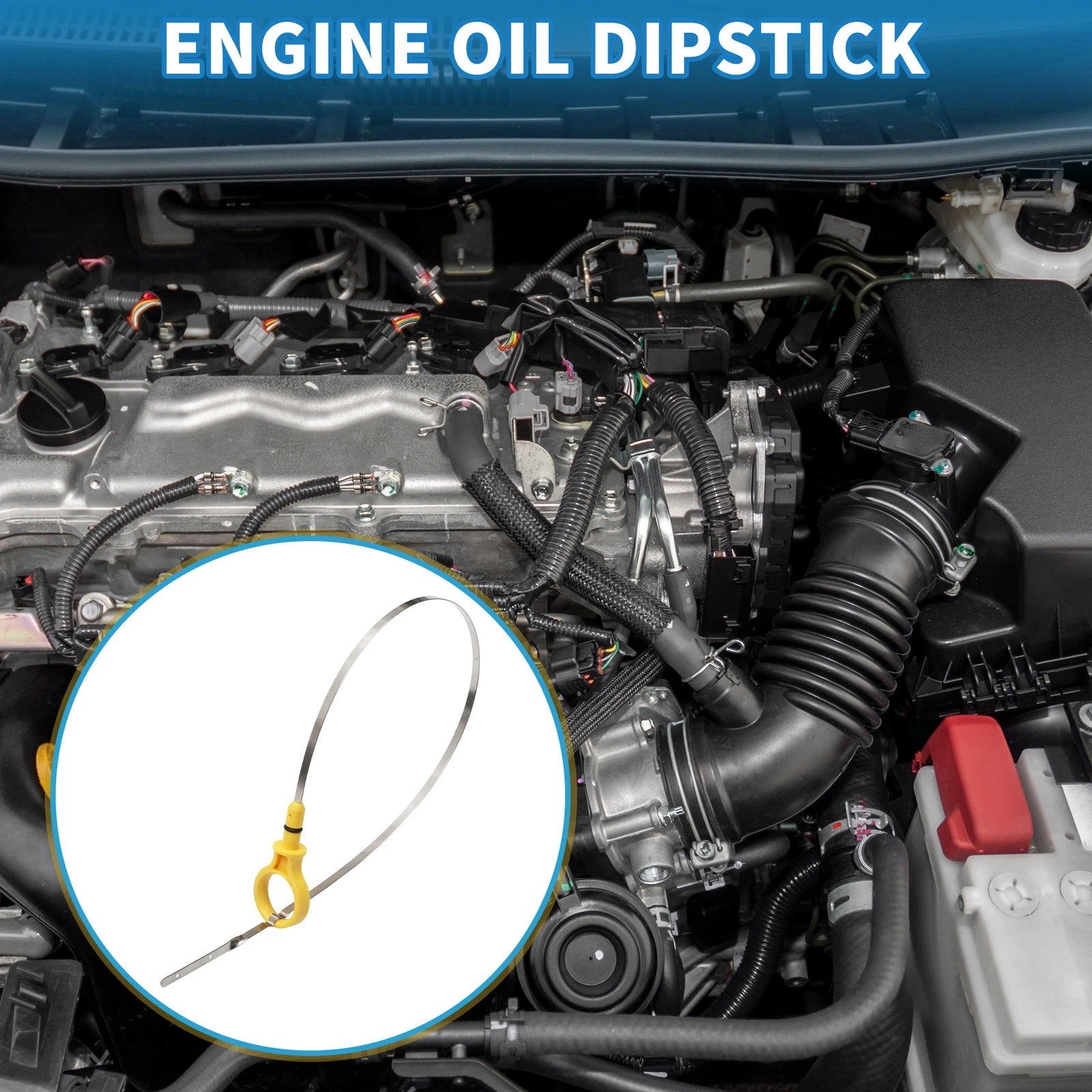 Engine Oil Dipstick No.CM5E6750BB for Ford Focus 2.0L (2012–2017)