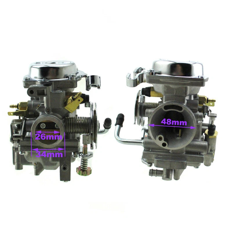 34mm Carburetor Intake for Yamaha Virago XV125 XV250 (1990–2011, 1988–2014)