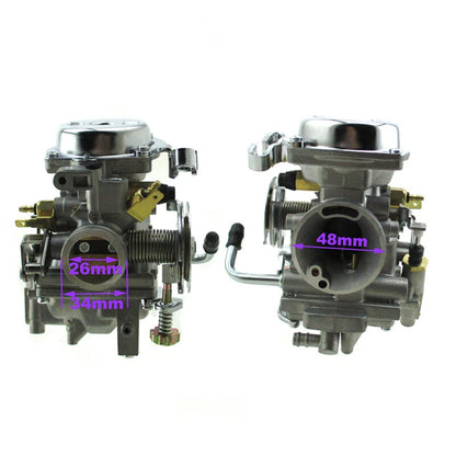 34mm Carburetor Intake for Yamaha Virago XV125 XV250 (1990–2011, 1988–2014)