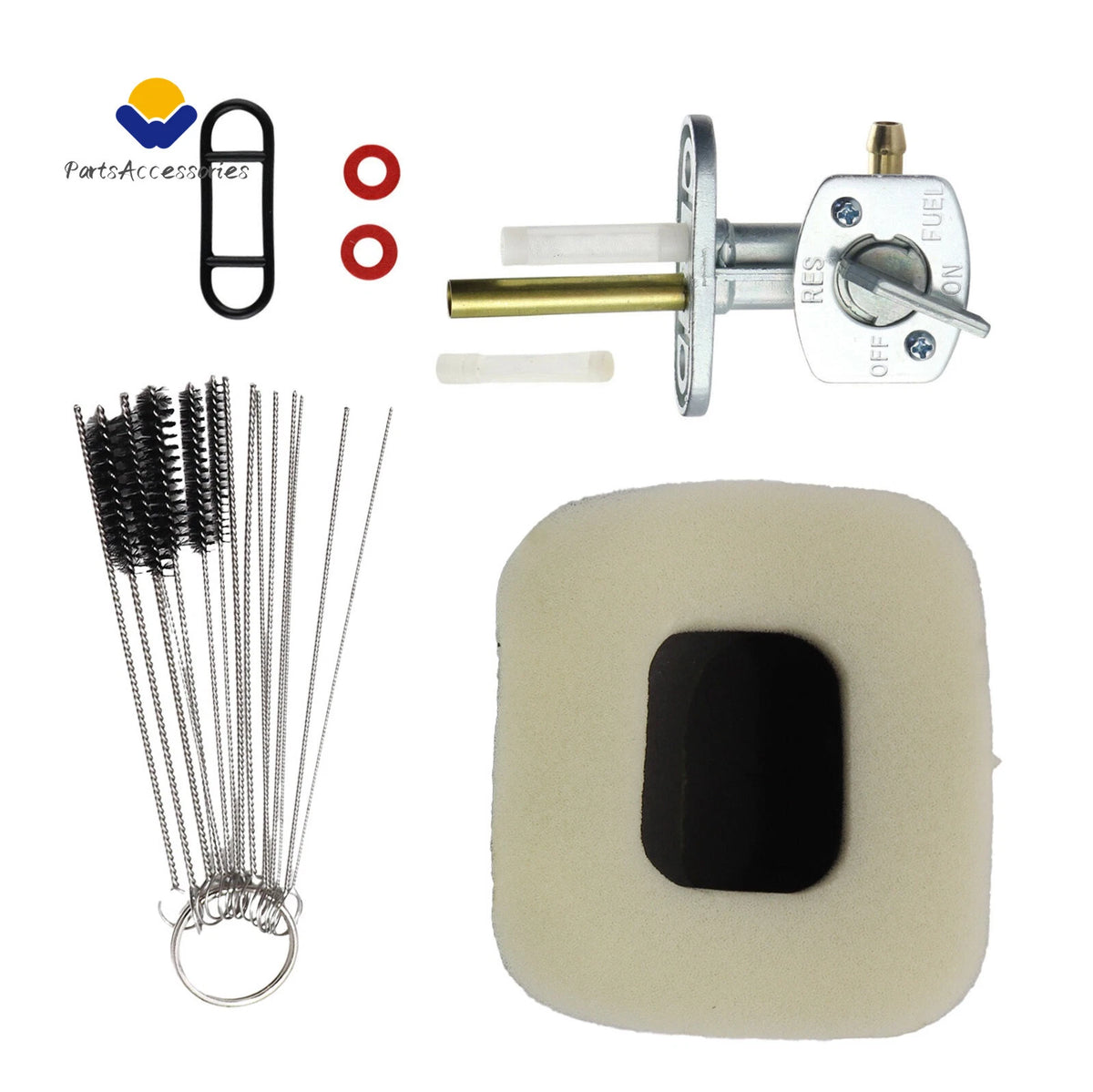 Air Filter Element and Fuel Petcock for Yamaha TTR125 (2000–2009)