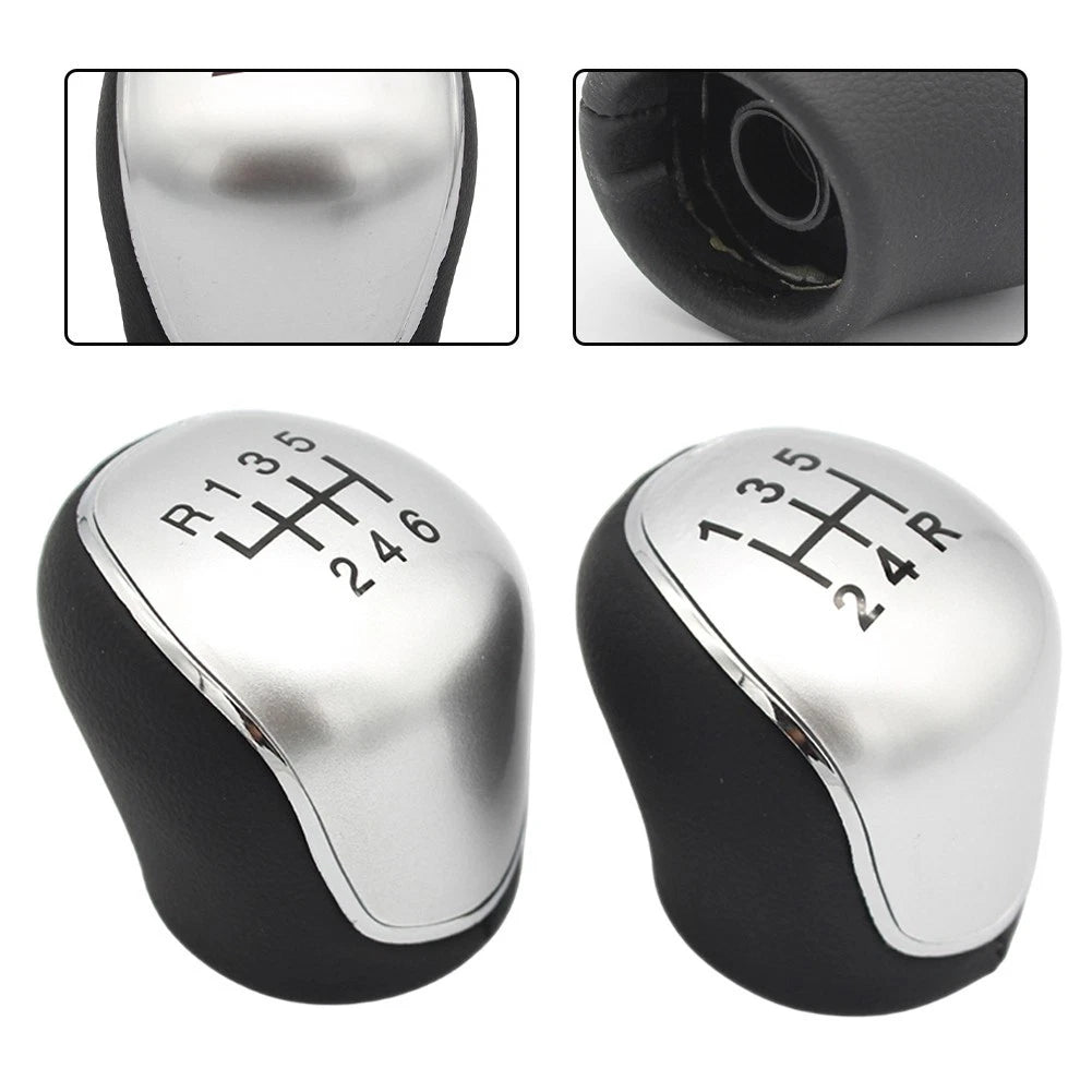 Gear Shift Knob for Ford (5 6 Speed Manual) - ABS Leather Black White