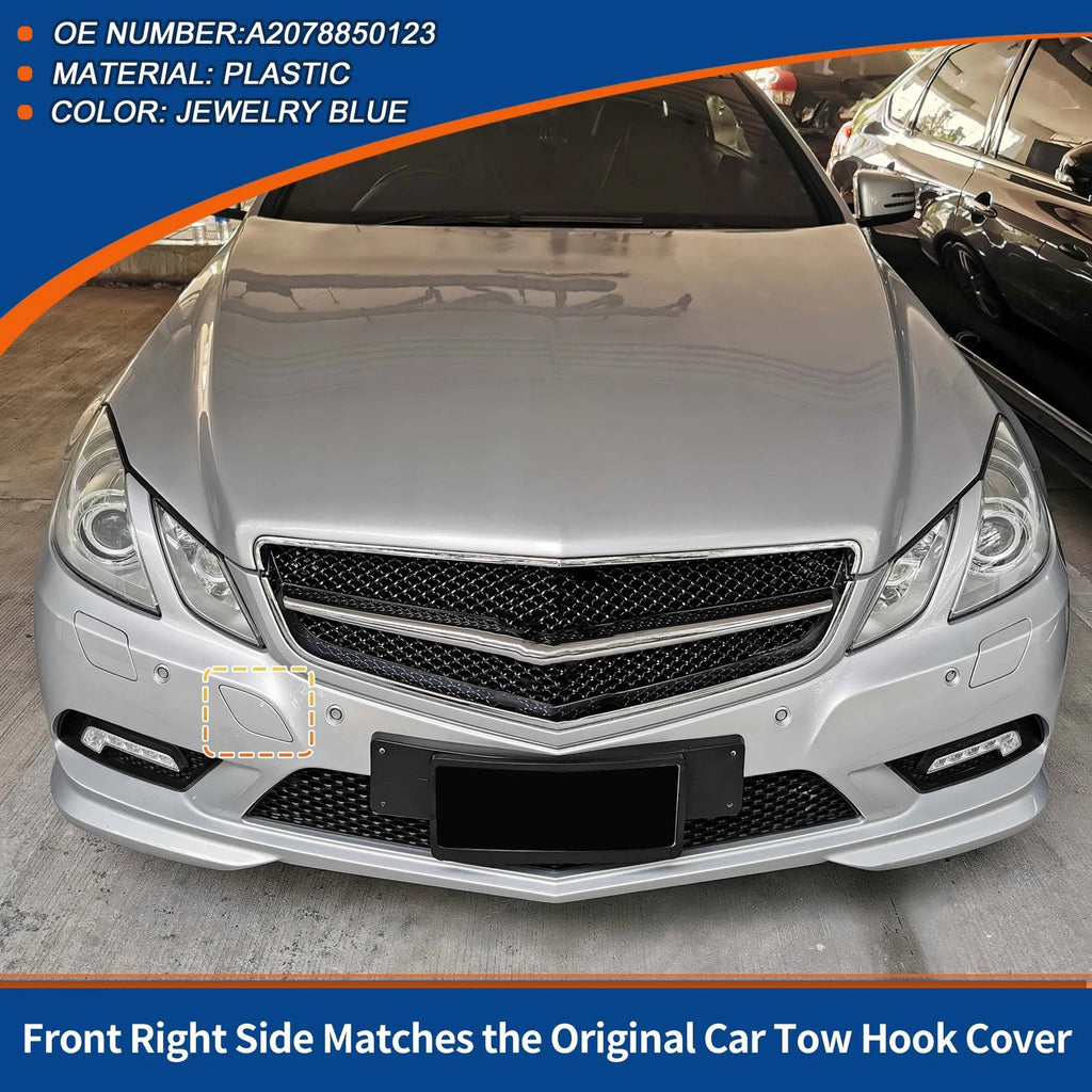 Front Tow Hook Cover Replacement for Mercedes-Benz C-Class (2010–2015)