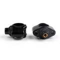 Set of 2 Windshield Mounting Hardware Handlebar Clamps for Universal (1" & 1 1/8")