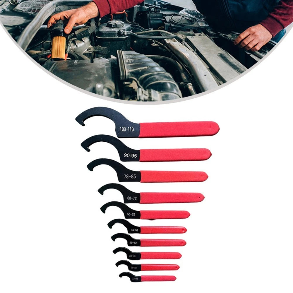 10 Piece C Hook Wrench Set for Enhanced Tool Performance