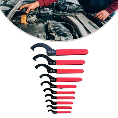 10 Piece C Hook Wrench Set for Enhanced Tool Performance