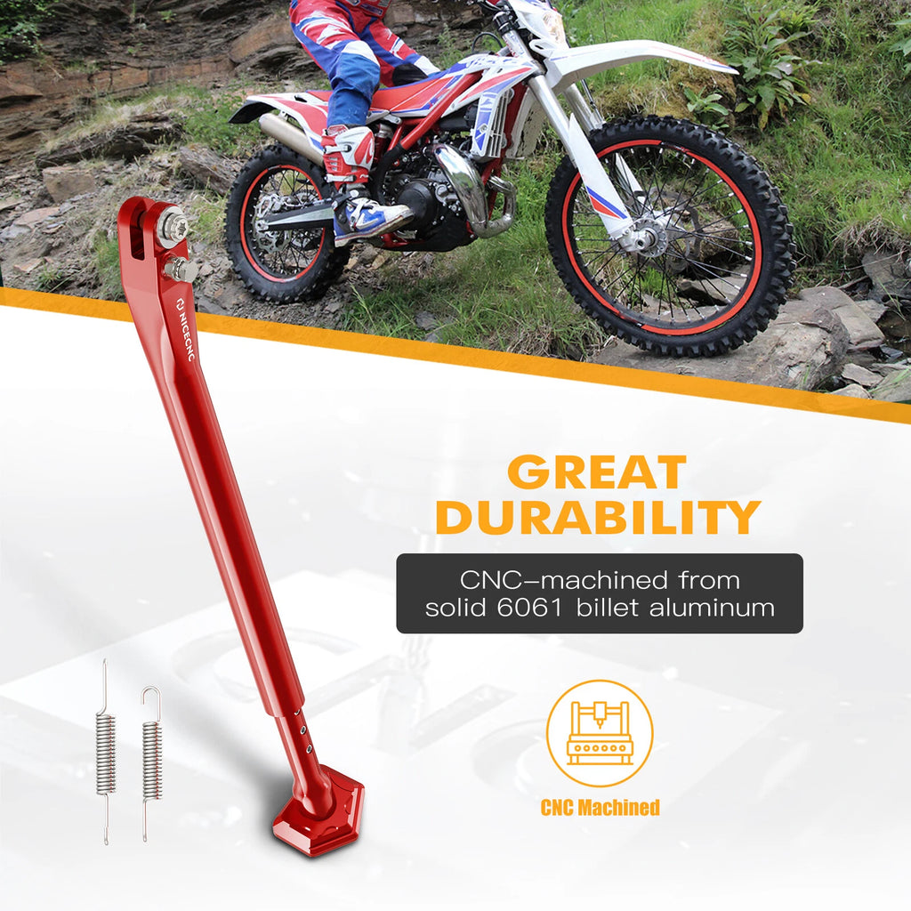 CNC Adjustable Side Kick Stand for Beta Xtrainer 250 300 RR (2013–2025)