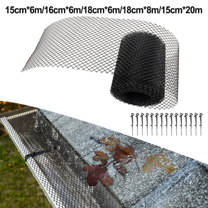 PVC Gutter Guards Mesh with Clips for Residential and Commercial