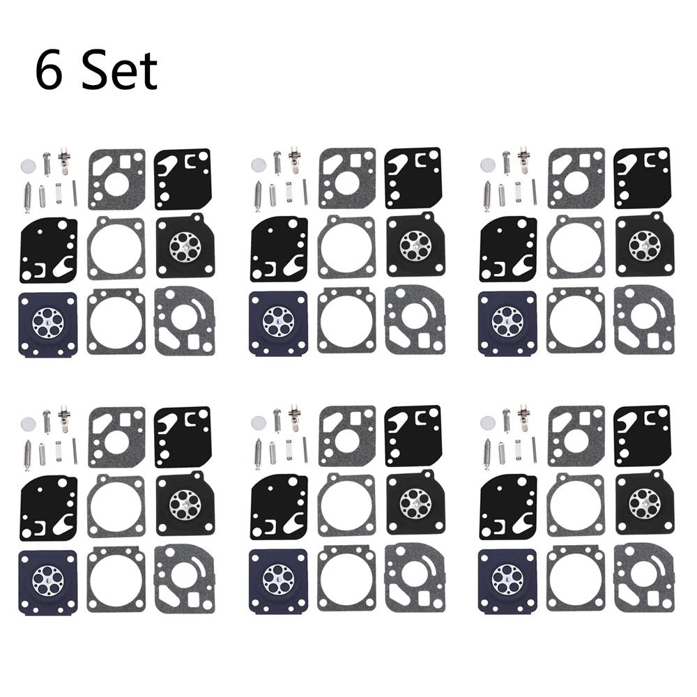 6 Set For ZAMA RB-29 RB29 C1U Model Carb Replace Carburetor Diaphragm Gasket Kit