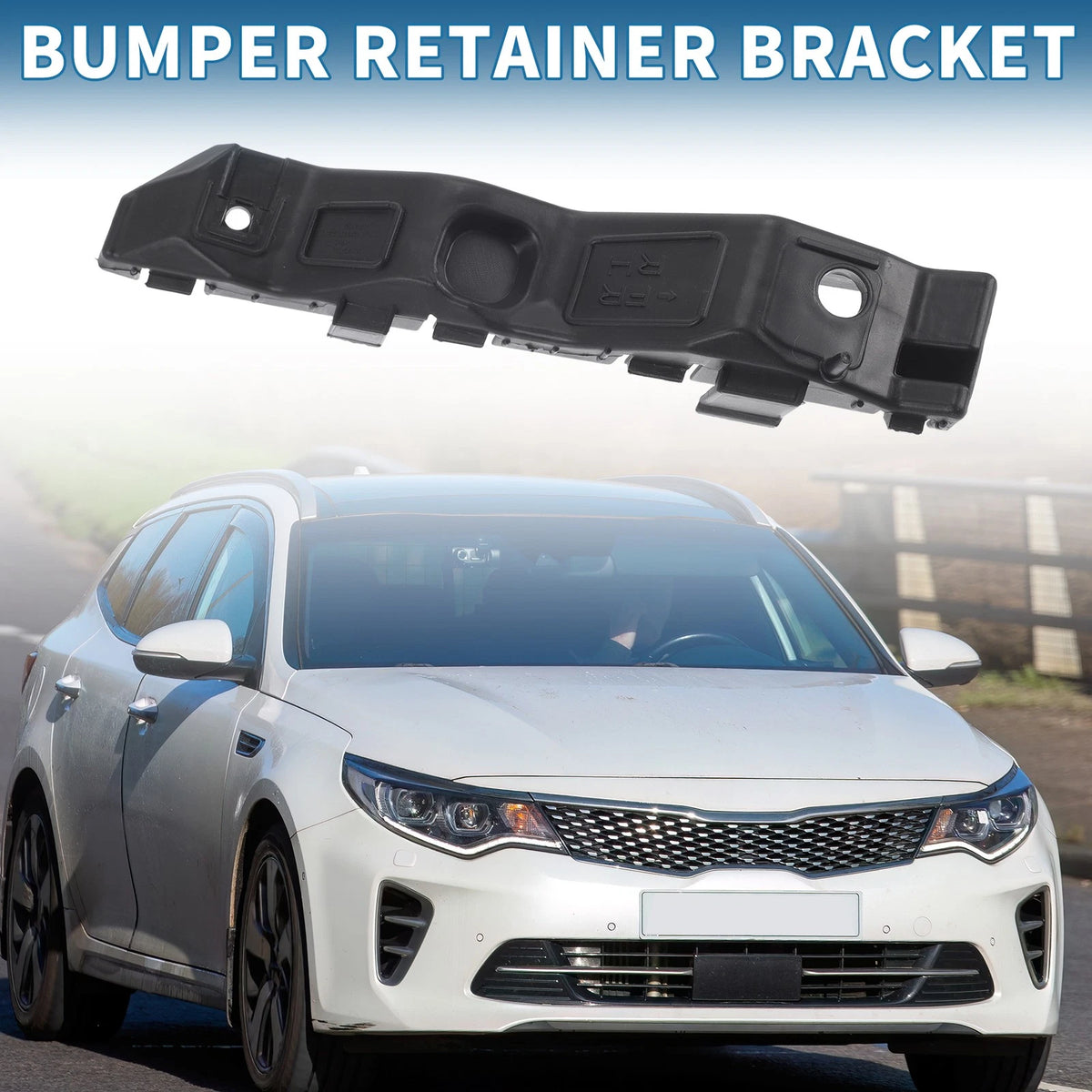 Right Front Bumper Retainer Bracket No. 865142T000 for Kia Optima (2011–2013)