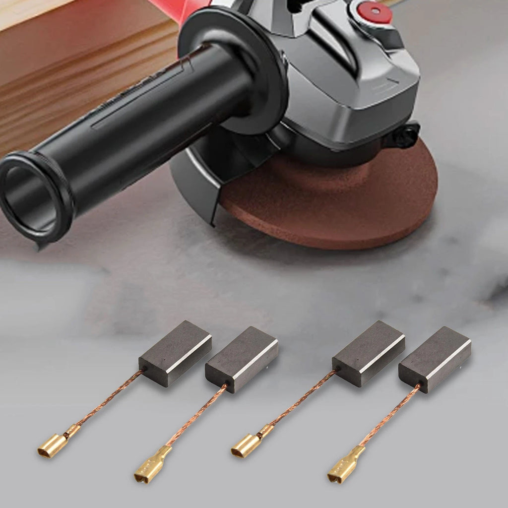 Set of 4 Carbon Brushes GWS6 100 for Angle Grinders