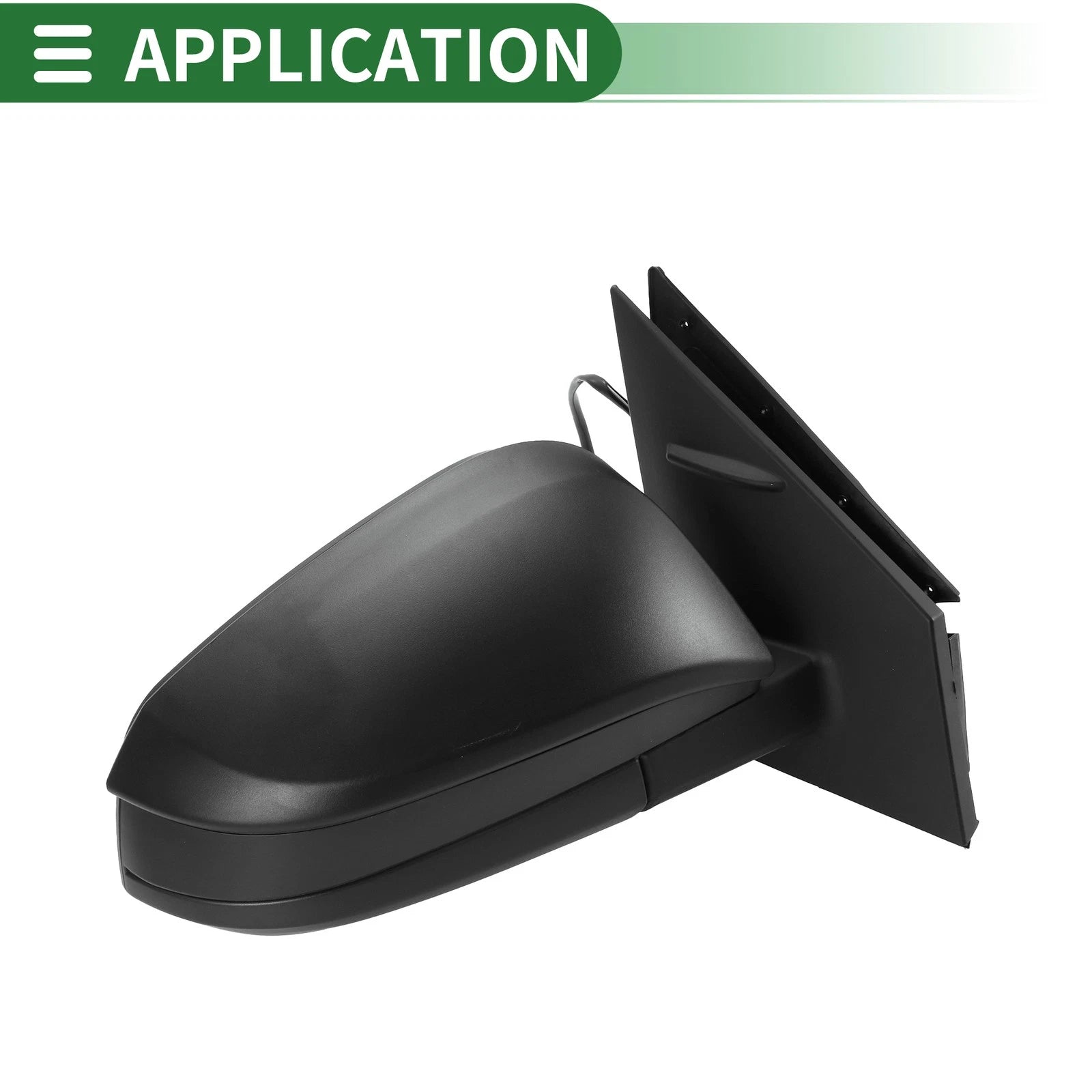 Right Side Door Mirror Replacement for Toyota RAV4 (2013–2015) Manual Folding Black